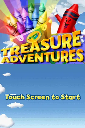 Crayola Treasure Adventures (USA) screen shot title